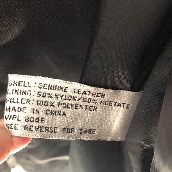 Alfani Genuine Leather Men’s Leather Jacket - Picture 9 of 10